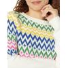 imageAmazon Essentials Crewneck Sweater for Women SoftTouchWhite Winter Fairisle