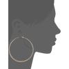 imageAmazon Essentials Gold Plated or Stainless Steel Flattened Hoop Earrings previously Amazon CollectionRose Gold