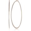 imageAmazon Essentials Gold Plated or Stainless Steel Flattened Hoop Earrings previously Amazon CollectionRose Gold