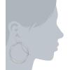 imageAmazon Essentials Gold Plated or Stainless Steel Flattened Hoop Earrings previously Amazon CollectionStainless steel