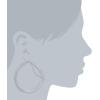 imageAmazon Essentials Gold Plated or Stainless Steel Flattened Hoop Earrings previously Amazon CollectionStainless steel