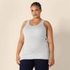 imageAmazon Essentials Maternity Tank Tops for Women Comfortable and Stylish Basics Pack of 2IvoryLight Grey Heather