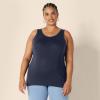 imageAmazon Essentials Maternity Tank Tops for Women Comfortable and Stylish Basics Pack of 2IvoryNavy