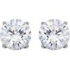 imageAmazon Essentials Plated Sterling Silver Cubic Zirconia Stud Earrings Round ampamp PrincessWhitePlatinum