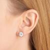 imageAmazon Essentials Plated Sterling Silver Cubic Zirconia Stud Earrings Round ampamp PrincessWhitePlatinum
