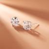 imageAmazon Essentials Plated Sterling Silver Cubic Zirconia Stud Earrings Round ampamp PrincessWhitePlatinum