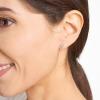 imageAmazon Essentials Plated Sterling Silver Cubic Zirconia Stud Earrings Round ampamp PrincessWhitePlatinum