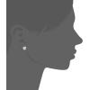 imageAmazon Essentials Plated Sterling Silver Cubic Zirconia Stud Earrings Round ampamp PrincessWhitePlatinum