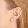 imageAmazon Essentials Plated Sterling Silver Cubic Zirconia Stud Earrings Round ampamp PrincessWhitePlatinum