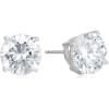 imageAmazon Essentials Plated Sterling Silver Cubic Zirconia Stud Earrings Round ampamp PrincessWhitePlatinum