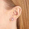 imageAmazon Essentials Plated Sterling Silver Cubic Zirconia Stud Earrings Round ampamp PrincessWhitePlatinum