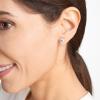 imageAmazon Essentials Plated Sterling Silver Cubic Zirconia Stud Earrings Round ampamp PrincessWhiteYellow Gold