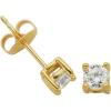imageAmazon Essentials Plated Sterling Silver Cubic Zirconia Stud Earrings Round ampamp PrincessWhiteYellow Gold