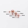 imageAmazon Essentials Plated Sterling Silver Polished Ball Stud Earrings  previously Amazon CollectionRose Gold