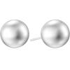 imageAmazon Essentials Plated Sterling Silver Polished Ball Stud Earrings  previously Amazon CollectionSilver
