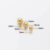 imageAmazon Essentials Plated Sterling Silver Polished Ball Stud Earrings  previously Amazon CollectionYellow Gold
