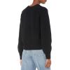 imageAmazon Essentials Ribbed Long Sleeve Sweaters for Women CrewneckBlack