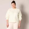 imageAmazon Essentials Ribbed Long Sleeve Sweaters for Women CrewneckEggshell White