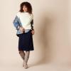 imageAmazon Essentials Ribbed Long Sleeve Sweaters for Women CrewneckEggshell White