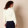 imageAmazon Essentials Ribbed Long Sleeve Sweaters for Women CrewneckEggshell White