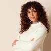 imageAmazon Essentials Ribbed Long Sleeve Sweaters for Women CrewneckEggshell White