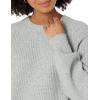 imageAmazon Essentials Ribbed Long Sleeve Sweaters for Women CrewneckLight Grey Heather