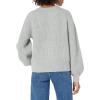 imageAmazon Essentials Ribbed Long Sleeve Sweaters for Women CrewneckLight Grey Heather