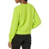 imageAmazon Essentials Ribbed Long Sleeve Sweaters for Women CrewneckLime Green
