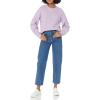 imageAmazon Essentials Ribbed Long Sleeve Sweaters for Women CrewneckPastel Lilac