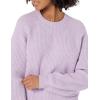 imageAmazon Essentials Ribbed Long Sleeve Sweaters for Women CrewneckPastel Lilac