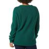 imageAmazon Essentials Womens 100 Cotton Crewneck Cable SweaterDark Green
