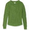 imageAmazon Essentials Womens 100 Cotton Crewneck Cable SweaterGreen