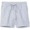 imageAmazon Essentials Womens 5quot Inseam Drawstring Linen Blend Shorts Available in Plus SizeBlue White Stripe
