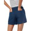 imageAmazon Essentials Womens 5quot Inseam Drawstring Linen Blend Shorts Available in Plus SizeDark Blue