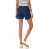 imageAmazon Essentials Womens 5quot Inseam Drawstring Linen Blend Shorts Available in Plus SizeDark Blue