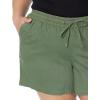 imageAmazon Essentials Womens 5quot Inseam Drawstring Linen Blend Shorts Available in Plus SizeMilitary Green