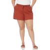 imageAmazon Essentials Womens 5quot Inseam Drawstring Linen Blend Shorts Available in Plus SizeTerracotta
