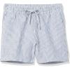 imageAmazon Essentials Womens 5quot Inseam Drawstring Linen Blend Shorts Available in Plus SizeWhite Stripe