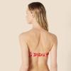 imageAmazon Essentials Womens Bandeau Swim TopBright Red Multi Folk Floral