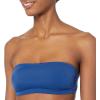 imageAmazon Essentials Womens Bandeau Swimsuit Top Available in Plus Size  Discontinued ColorsDeep Blue