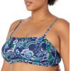 imageAmazon Essentials Womens Bandeau Swimsuit Top Available in Plus Size  Discontinued ColorsDeep Blue Paisley