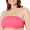 imageAmazon Essentials Womens Bandeau Swimsuit Top Available in Plus Size  Discontinued ColorsHot Pink