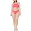 imageAmazon Essentials Womens Bandeau Swimsuit Top Available in Plus Size  Discontinued ColorsHot Pink