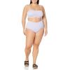 imageAmazon Essentials Womens Bandeau Swimsuit Top Available in Plus Size  Discontinued ColorsLavender