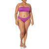 imageAmazon Essentials Womens Bandeau Swimsuit Top Available in Plus Size  Discontinued ColorsViolet