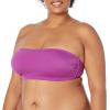 imageAmazon Essentials Womens Bandeau Swimsuit Top Available in Plus Size  Discontinued ColorsViolet