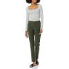 imageAmazon Essentials Womens BiStretch Full Length Straight Leg PantDark Green