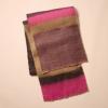 imageAmazon Essentials Womens Brushed Textured ScarfNeon PinkDark Chestnut Brown