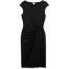 imageAmazon Essentials Womens Cap Sleeve BoatNeck Faux Wrap DressBlack
