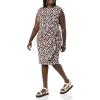imageAmazon Essentials Womens Cap Sleeve BoatNeck Faux Wrap DressMulticolor Floral